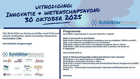 Innovatie- & wetenschapsavond 30 oktober 2025
